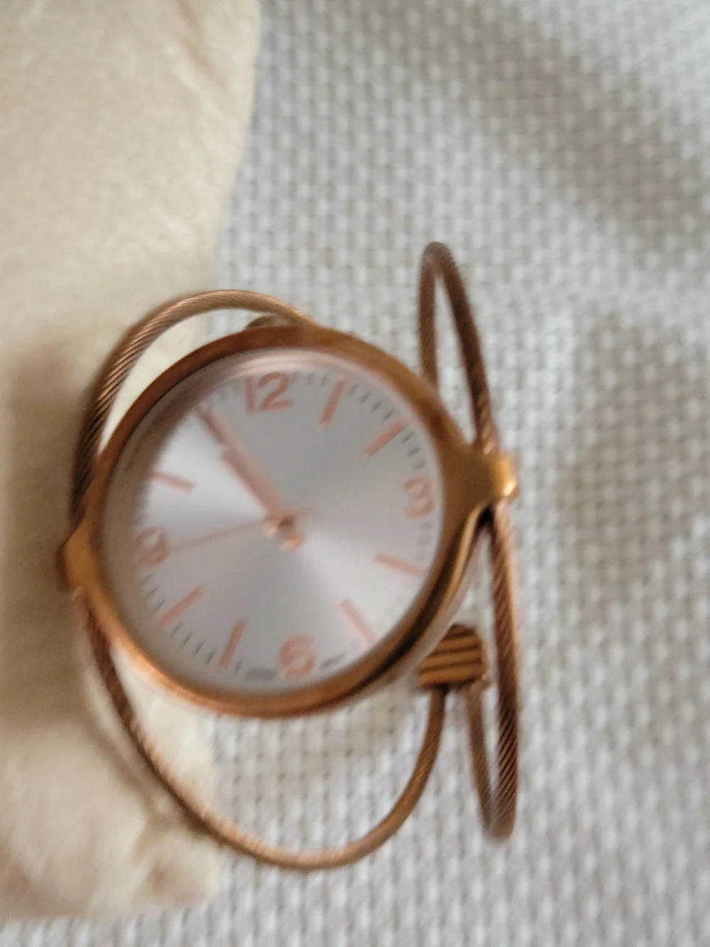 Women's Copper Tone Bangle Watch - Unbranded